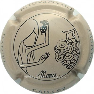 capsule champagne Caillez Daniel Cuvée Marie et raisin, dessin