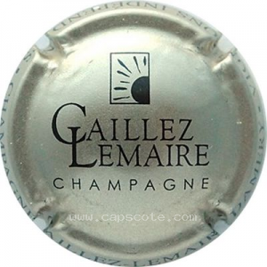 capsule champagne Caillez Lemaire Série 05 - Nom horizontal, petit soleil