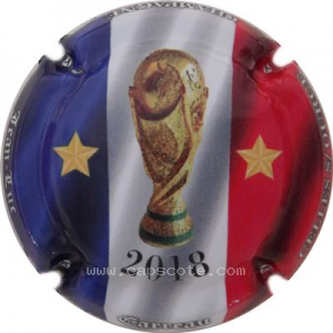 capsule champagne Carreau Jean-Luc 10 - Coupe du monde 2018, Trophée