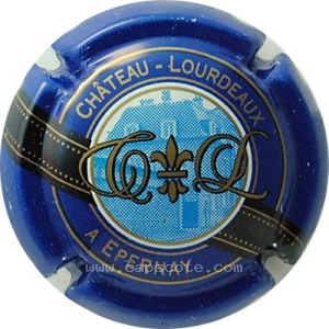 capsule champagne Château-Lourdeaux Série Initiales 