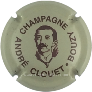 capsule champagne Clouet André Série 1 - Portrait une couleur, nom dessus