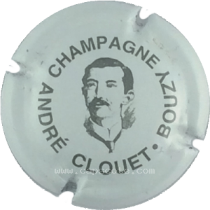 capsule champagne Clouet André Série 1 - Portrait une couleur, nom dessus