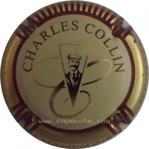 capsule champagne Collin Charles Série 04 Téléphone sur contour avec stries
