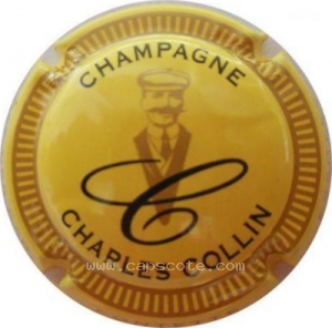 capsule champagne Collin Charles Série 07  Stries, nom en bas