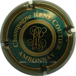 capsule champagne Coutier René Série 1 Initiales fantaisies