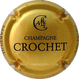 capsule champagne Crochet Série 7 Nom horizontal