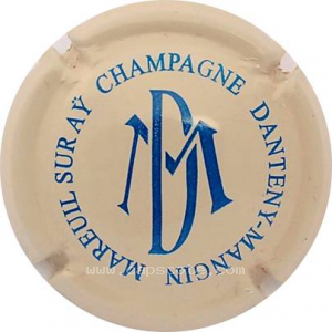 capsule champagne Danteny-Mangin  Série 2 - Initiale DM, série de 12