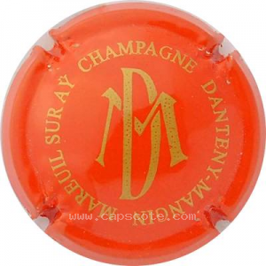capsule champagne Danteny-Mangin  Série 2 - Initiale DM, série de 12