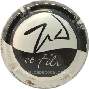 capsule champagne Dissaux-Verdoolaeghe   3- Initiales fantaisies, Nom sur la jupe