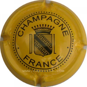 capsule champagne Duval-Leroy  Série 04 - Ecusson fin, initiale de chaque coté