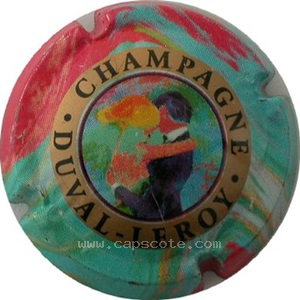capsule champagne Duval-Leroy  Série 06 - Danseurs muticolores