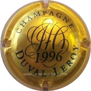 capsule champagne Duval-Leroy  Série 07 - Lettres fantaisies au centre