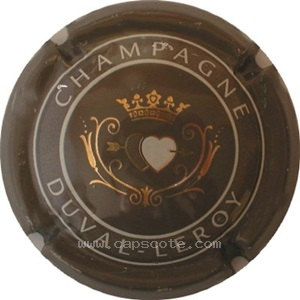 capsule champagne Duval-Leroy  Série 12 - Double Coeur en petit