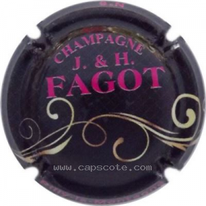 capsule champagne Fagot Joseph & Hubert  2 - Nom au dessus de la rosace (6)
