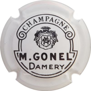 capsule champagne Gonel M.  Série 1 - Inscription noir