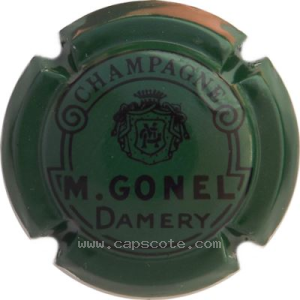 capsule champagne Gonel M.  Série 1 - Inscription noir