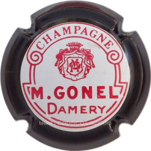 capsule champagne Gonel M.  Série 2 - Inscription rouge