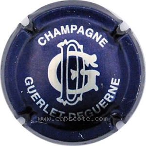 capsule champagne Guerlet Deguerne  Série 06 Grandes initiales