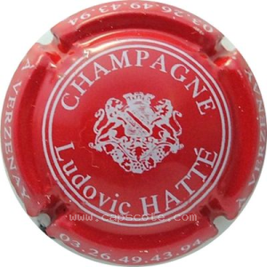 capsule champagne Hatte Ludovic  Ecusson centré