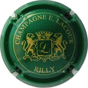 capsule champagne Lacour E. Ecusson, Rilly