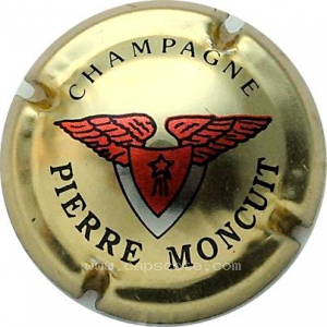 capsule champagne Moncuit Pierre Nom circulaire