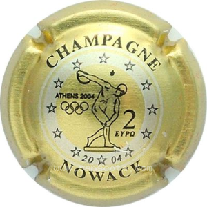capsule champagne Nowack Euro, étoiles évidées