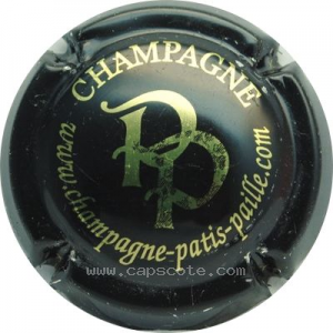capsule champagne Patis-Paille Initiales PP au centre