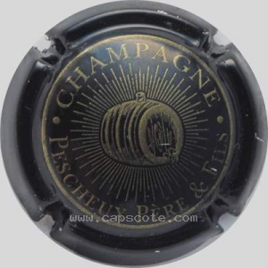 capsule champagne Pescheux P. et F. Série 1 - Tonneau