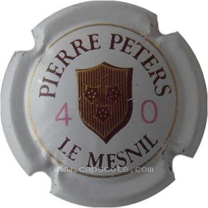 capsule champagne Peters Pierre  2- 40ème anniversaire