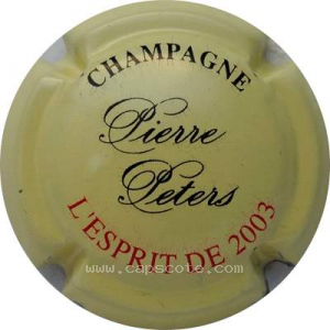 capsule champagne Peters Pierre  4- L'esprit 2003