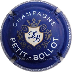 capsule champagne Petit Bollot Série 3 - Grand écusson, nom en bas
