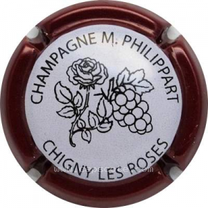 capsule champagne Philippart Maurice Série 8 - Rose et grappe