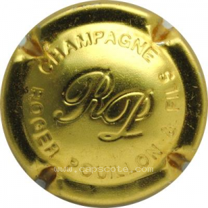 capsule champagne Pouillon R. & Fils Initiales, estampée, Roger Pouillon
