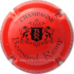 capsule champagne Remy Bernard Blason, nom circulaire