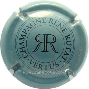 capsule champagne Rutat René Initiales RR inversées