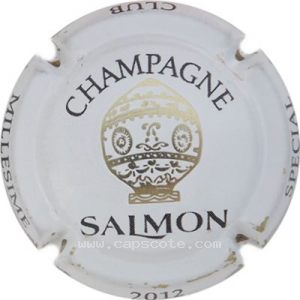 capsule champagne Salmon Montgolfière, Nom horizontal, Cuvée