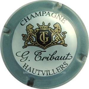 capsule champagne Tribaut G. 02 Ecusson, nom horizontal