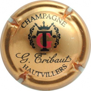 capsule champagne Tribaut G. 03 Initiales, nom horizontal