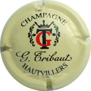 capsule champagne Tribaut G. 03 Initiales, nom horizontal