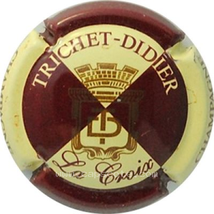 capsule champagne Trichet Didier Lieux dits, fond en quart de cercle