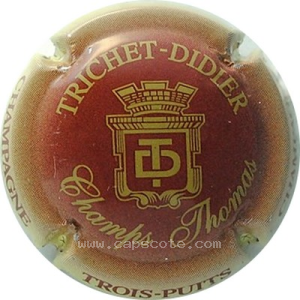 capsule champagne Trichet Didier Lieux dits, Fond uni