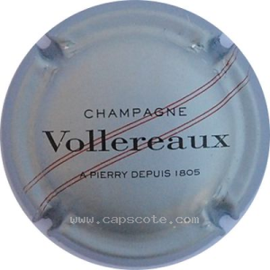 capsule champagne Vollereaux Série 1 - Double trait en diagonal, depuis 1805