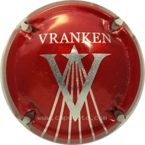 capsule champagne Vranken Série 02 - V et étoile, Vranken en haut