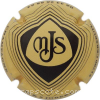 capsule champagne  1- Initiales MJS 