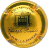 capsule champagne  1- Nom manuscrit horizontal 