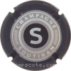capsule champagne  2 - Initiale au centre, Nom circulaire 