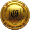capsule champagne  2- Initiales au centre 