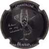 capsule champagne  3- Nom circulaire et initiale 