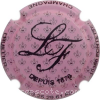 capsule champagne  4- Initiales, plusieurs fleurs de Lys en ligne 