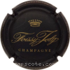 capsule champagne  4- Nom horizontal, Couronne et Initiales 